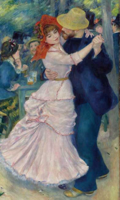 Dance at Bougival, by Renoir; the female dancer is Valadon.