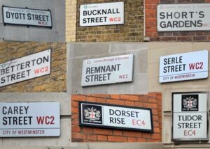 London street names (c) Simon Hayes