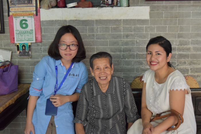 Me with the tour guide to HEP and a Celibate sister (c) Jane Yang